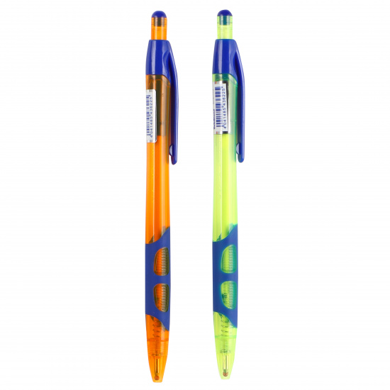 Ручка автоматическая, пишущий узел 0,7 мм, цвет чернил синий, ассорти 3 вида Erich Krause 43622