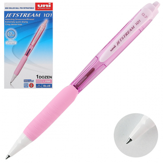 Ручка автоматическая, пишущий узел 0,7мм, цвет чернил синий Uni Jetstream Uni SXN-101-07FL