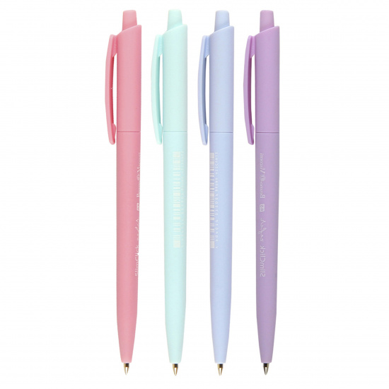 Ручка автоматическая, пишущий узел 0,5 мм, цвет чернил синий, ассорти 4 вида Zefir BrunoVisconti 20-0229