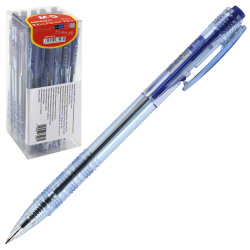 Ручка автоматическая, масляная, пишущий узел 0,7 мм, цвет чернил синий M&G 1545284