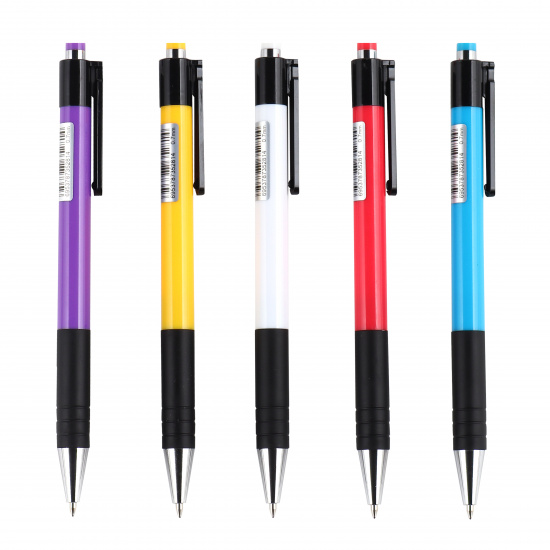 Ручка автоматическая, масляная, пишущий узел 0,7 мм, цвет чернил синий, ассорти 5 видов M&G 1545281