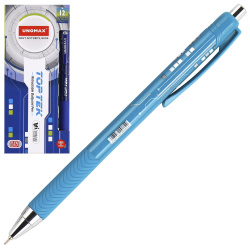 Ручка автоматическая, масляная, пишущий узел 0,7 мм, игольчатая, цвет чернил синий, ассорти 5 видов Top Tek Fashion Unomax 971871