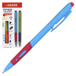 Ручка автоматическая, пишущий узел 0,7 мм, игольчатая, цвет чернил синий, ассорти 3 вида Fiesta deVENTE 5070809