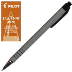 Ручка автоматическая, масляная, пишущий узел 0,7 мм, цвет чернил синий Pilot BPRK-10M-F GY