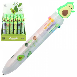 Ручка шариковая, автоматическая, 12 цветов Avocado КОКОС 311385 Pinmu