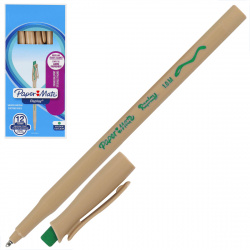 Ручка шариковая, пиши-стирай, пишущий узел 1,0 мм, цвет чернил зеленый Replay PaperMate S0183001