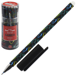 Ручка гелевая, пиши-стирай, пишущий узел 0,5 мм, цвет чернил синий Gamer КОКОС 212301