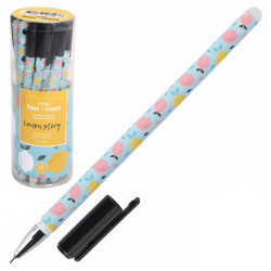 Ручка гелевая, пиши-стирай, пишущий узел 0,5 мм, цвет чернил синий Lemon Story КОКОС 212302