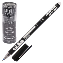 Ручка гелевая, пиши-стирай, пишущий узел 0,5 мм, цвет чернил синий Anime Style КОКОС 231505
