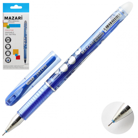 Ручка гелевая, Пиши-стирай, пишущий узел 0,5мм Prestige Mazari M-5540C-70