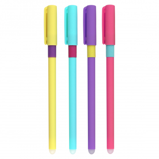 Ручка гелевая, пиши-стирай, пишущий узел 0,5 мм, цвет чернил синий Neon LOREX LXEPSSG-NN4