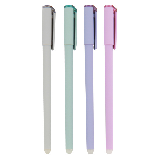 Ручка гелевая, пиши-стирай, пишущий узел 0,5 мм, цвет чернил синий Slim Soft Pastel LOREX LXEPSS-PS4