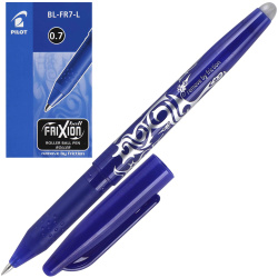 Ручка гелевая Пиши-стирай 0,7 Pilot Frixion Ball резин манжет BL-FR-7 L син к/к