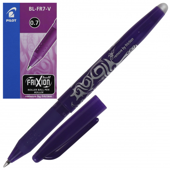 Ручка гелевая, пиши-стирай, пишущий узел 0,7 мм, цвет чернил фиолетовый Frixion Ball Pilot BL-FR-7 V