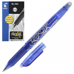 Ручка гелевая, пиши-стирай, пишущий узел 0,5 мм, цвет чернил синий Pilot BL-FR-5 L