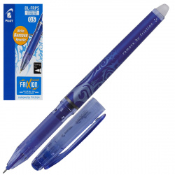 Ручка гелевая Пиши-стирай 0,5 игольч Pilot резин манжет BL-FRP5 L син к/к