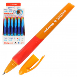 Ручка гелевая, пиши-стирай, пишущий узел 0,7 мм, цвет чернил синий Study Pen для левшей deVENTE 5051998