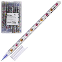 Ручка гелевая, пиши-стирай, пишущий узел 0,5 мм, цвет чернил синий, 3 вида Cuties Mazari M-5430-70