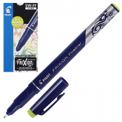 Ручка капиллярная, пиши-стирай, пишущий узел 1,3 мм, цвет чернил салатовый Pilot SW-FF LG