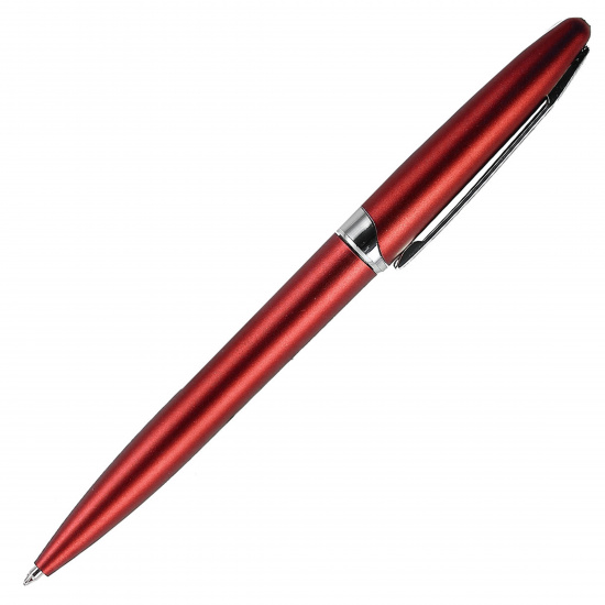 Ручка логотипная, шариковая, поворотная, пишущий узел 0,7 мм, цвет корпуса красный inФОРМАТ BPAPI-07-R