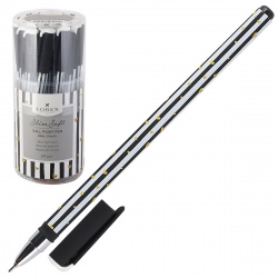 Ручка детская шариковая, 0,5 мм, синий B&W.STRAPS Slim Soft LOREX LXOPSS-BW2