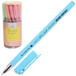 Ручка детская шариковая, 0,5 мм, цвет чернил синий PASTEL Slim Soft LOREX LXOPSS-PS1