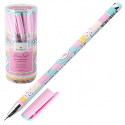 Ручка детская шариковая, 0,5мм, синий ELEGANCE.WOW Slim Soft LOREX LXOPSS-EL4*