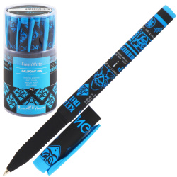 Ручка детская шариковая, 0,7 мм, цвет чернил синий Биологическая опасность! FreshWrite BrunoVisconti 20-0214/68