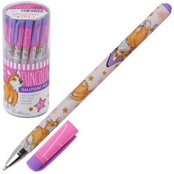 Ручка шар дет 0,5 BrunoVisconti HappyWrite Fun Корги 20-0215/66 син пл/уп