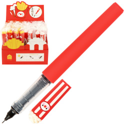 Ручка детская роллер, 0,5 мм, цвет чернил черный Fast food КОКОС 215889 KUKI