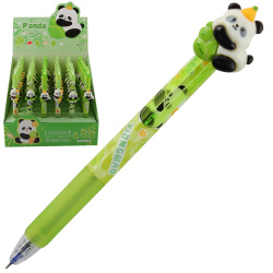 Ручка авт гел дет 0,5 JIANDAN Panda 252111 КОКОС диспл ассорти 3 вида