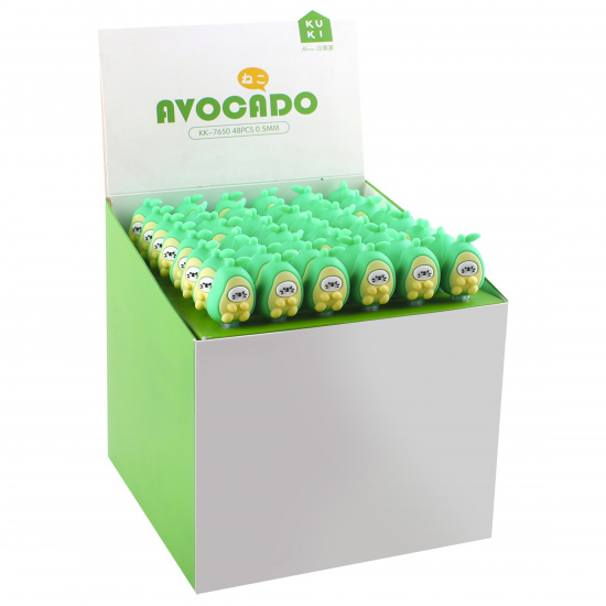 Ручка детская гелевая, 0,5 мм, цвет чернил синий Avocado КОКОС 215897 KUKI