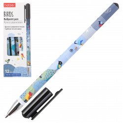 Ручка детская шариковая, 0,7 мм, цвет чернил синий Birds Hatber BP_069855