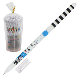 Ручка масляная, пишущий узел 0,7 мм, цвет чернил синий, ассорти 4 вида Cute umbrella Mazari M-7690-70