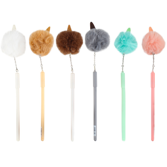 Ручка детская шариковая, 0,5 мм, цвет чернил синий Ice cream КОКОС 215886 SHEN CHAO