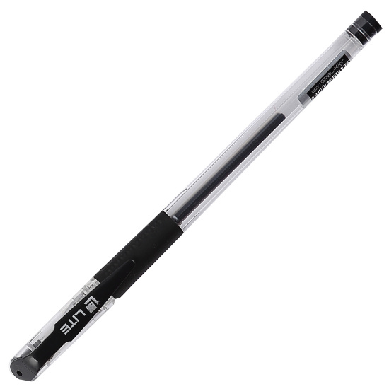 Ручка гелевая, пишущий узел 0,5 мм, цвет чернил черный Lite GPBL-K/gr