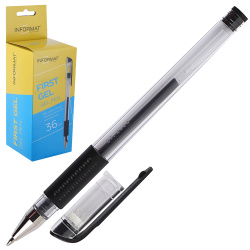Ручка гелевая, пишущий узел 0,5 мм, цвет чернил черный inФОРМАТ GPB02-K