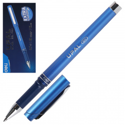 Ручка гелевая, пишущий узел 0,7 мм, цвет чернил синий Upal Deli EG11-BL