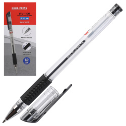 Ручка гелевая, пишущий узел 0,5 мм, цвет чернил черный Profit РГ-4020