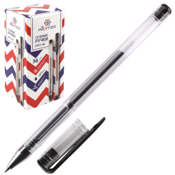 Ручка гелевая, пишущий узел 0,5 мм, цвет чернил черный Attomex 5051348