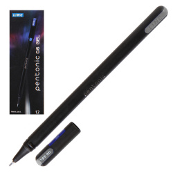 Ручка гелевая, игольчатая, пишущий узел 0,6 мм, цвет чернил черный Pentonic Linc 856-K