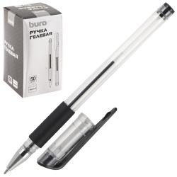 Ручка гелевая, пишущий узел 0,7 мм, цвет чернил черный Urgent Buro НЕТ
