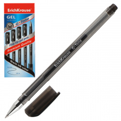 Ручка гелевая, пишущий узел 0,5 мм, цвет чернил черный Erich Krause 17810