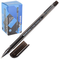 Ручка, гелевый, пишущий узел 0,5 мм, цвет чернил черный, Stick Original, G-Tone, Erich Krause, 65361