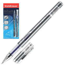 Ручка гелевая, игольчатая, пишущий узел 0,5 мм, цвет чернил синий Megapolis Erich Krause 92