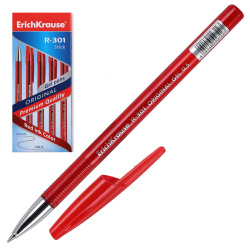 Ручка гелевая, пишущий узел 0,5 мм, цвет чернил красный Gel Stick Erich Krause 42722