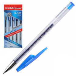 Ручка гелевая, пишущий узел 0,5 мм, цвет чернил синий Gel Stick Classic Erich Krause 53346