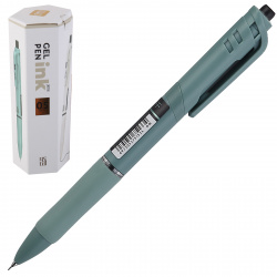 Ручка автоматическая, гелевая, пишущий узел 0,5 мм, цвет чернил черный Deli S01-A-BK