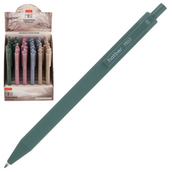 Ручка автоматическая, гелевая, пишущий узел 0,5 мм, цвет чернил синий Mist Hatber GP_080026