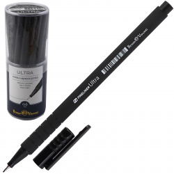 Ручка капиллярная, пишущий узел 0,4 мм, одноразовая, цвет чернил черный Ultra BrunoVisconti 36-0003